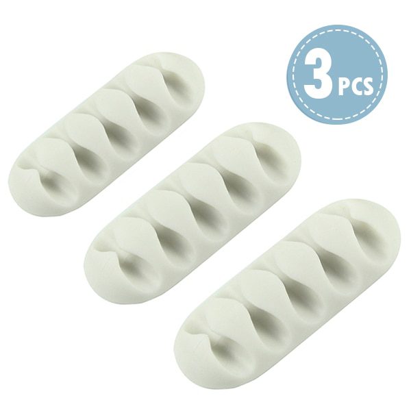 3PC White 5 Holes