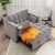 Grey Vevlet 2 Seater